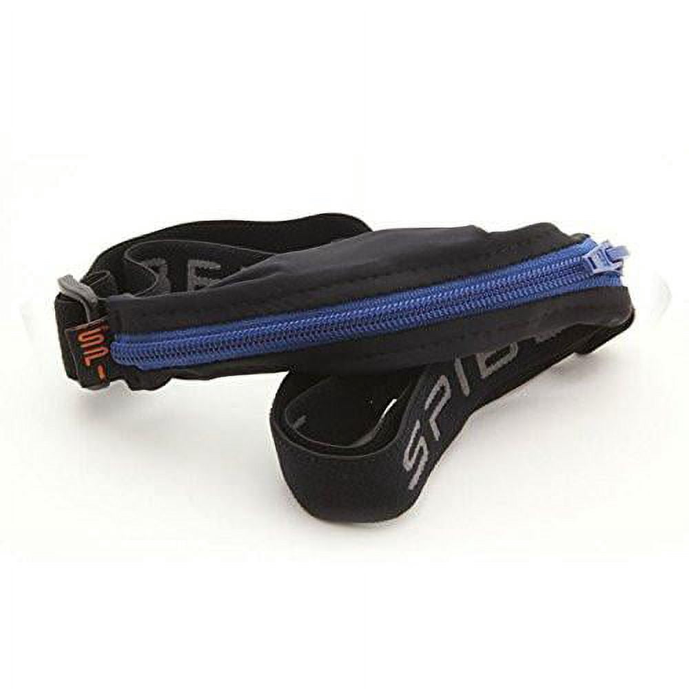 Spibelt LARGE Pocket Running Belt, No Bounce Exercise Waistpack – Black/Turquoise