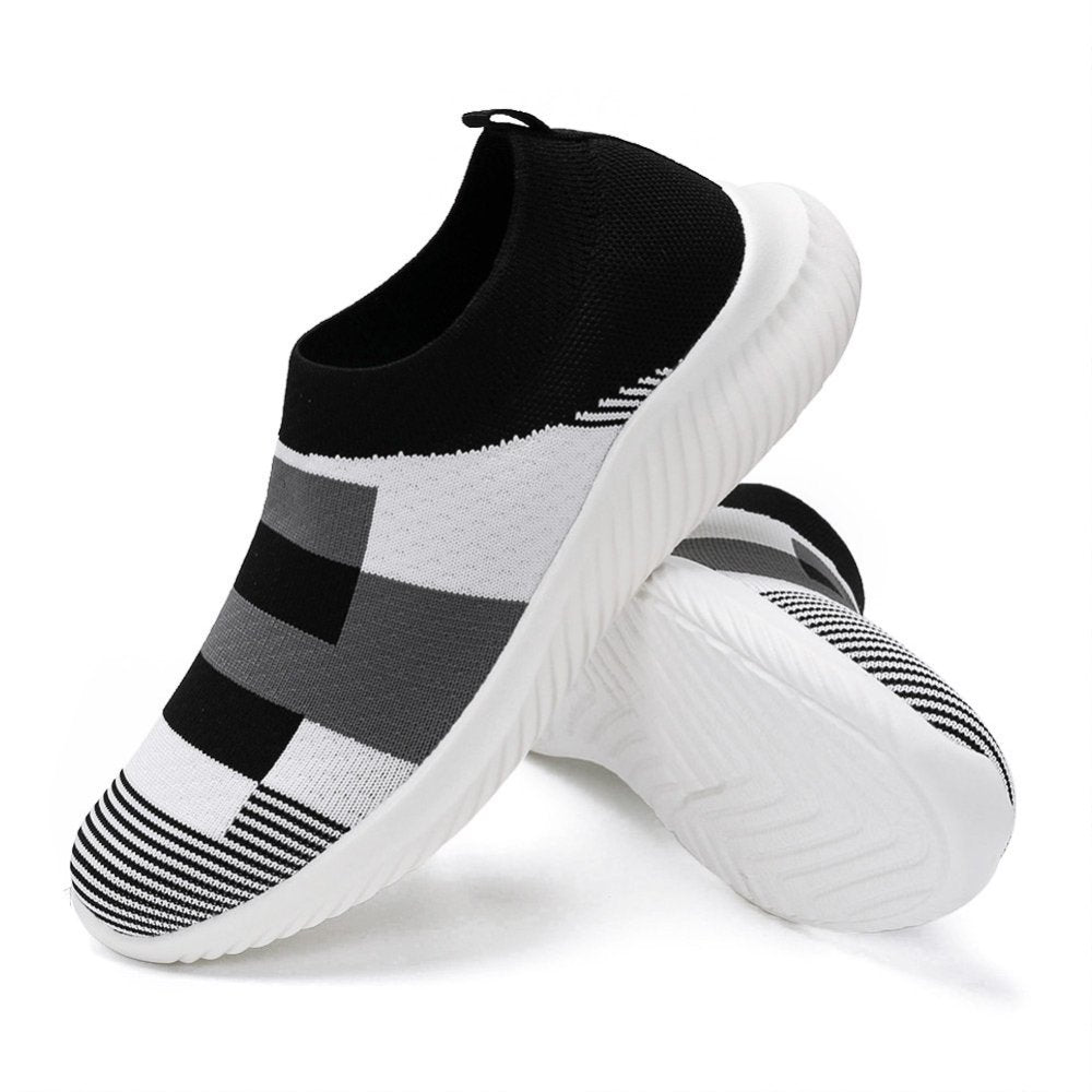 Ablanczoom Womens Sneakers Running Shoes Slip-on Fitness Sports Walking Tennis Flats