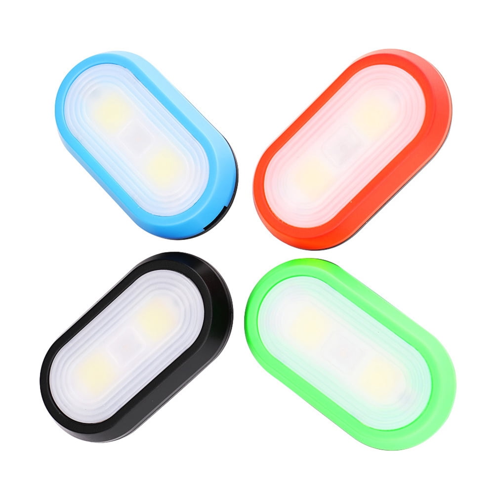 UPGRATOR 4Pcs Assorted Color LED Running Light Clip on Reflective Gear for Night Outdoor Activities