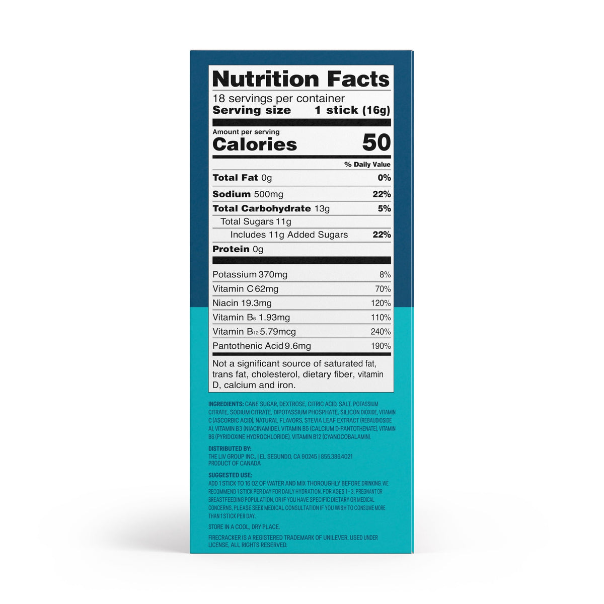 Liquid I.V.® Watermelon Hydration Multiplier® Powdered Electrolyte Drink Mix, 6 Count Packets