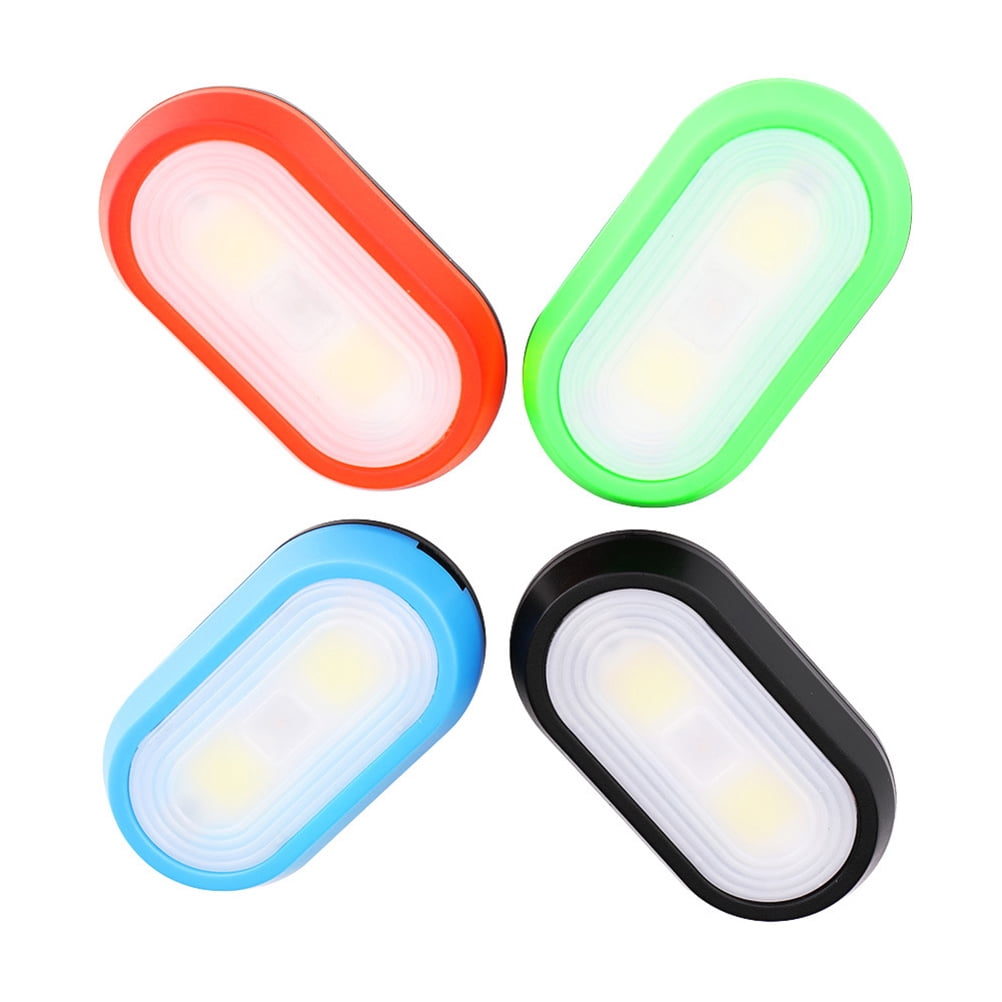 UPGRATOR 4Pcs Assorted Color LED Running Light Clip on Reflective Gear for Night Outdoor Activities
