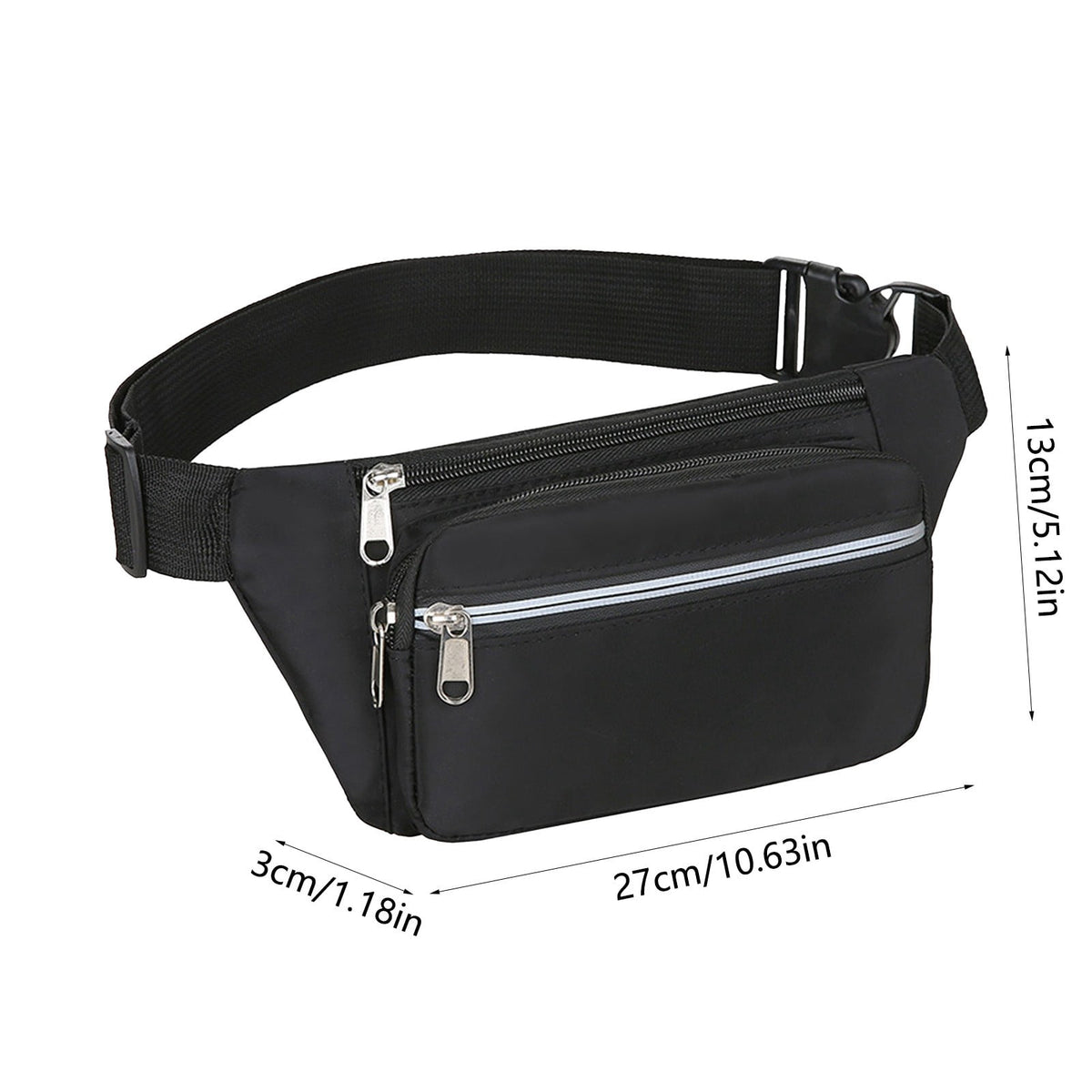2Pcs Slim Running Belt Fanny Packs for Women Men,Waist Pack Phone Holder for Walking Fitness Workout Exercise,Water Resistant Running Travel Belt Bag Jogging Pouch,Gym Accessories for Runner