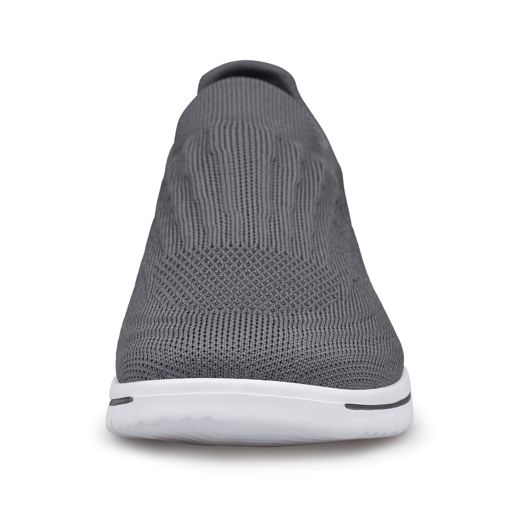 Unisex Sock Walking Shoes Wide Toe Box Slip-on Mens Running Shoe Womens Lightweight Casual Fashion Sneakers Black 8Women/6Men