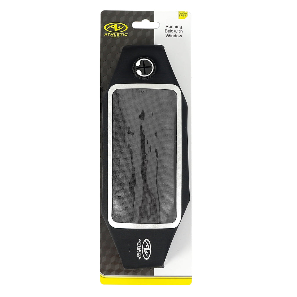 Athletic Works Running Belt with Window for Full - function Touchscreen Operation of Phone with Adjustable belt