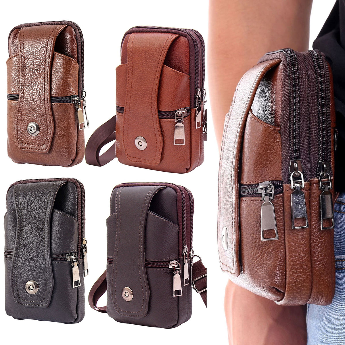 Dream Lifestyle Double-Layer Running Belt with Multi-Pockets Adjustable Belts,Zipper Mens Bag Accessories Belt Fanny Pack Waist Pouch Backpack for Travel Hiking Cycling Running