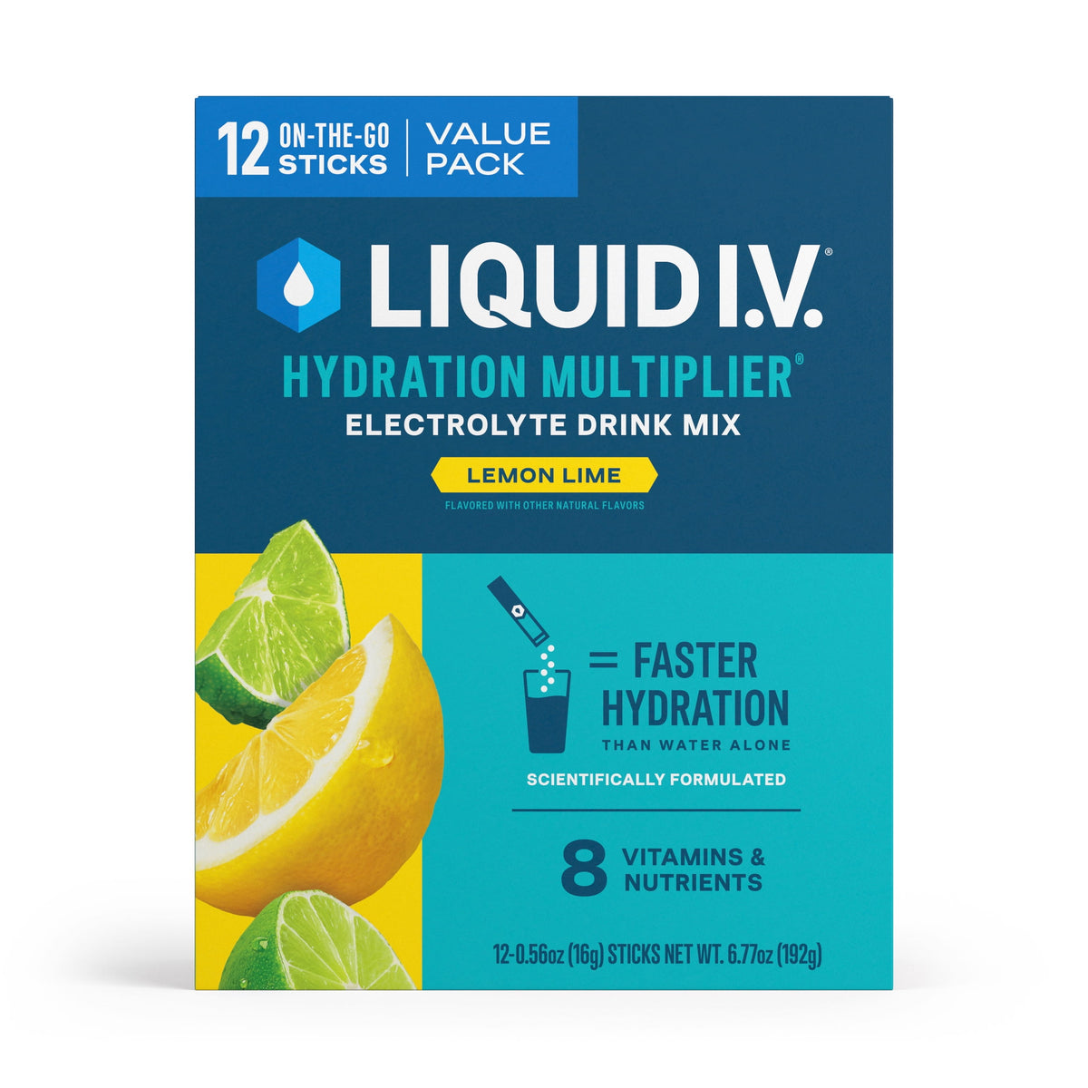 Liquid I.V.® Watermelon Hydration Multiplier® Powdered Electrolyte Drink Mix, 6 Count Packets