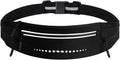 Lightweight Running Belt, Water-Resistant Pack for Women & Men, 4-Zone Organization Fits Up to 7" Phone, Reflective Strips Design for , Jogging, Hiking, Commuting