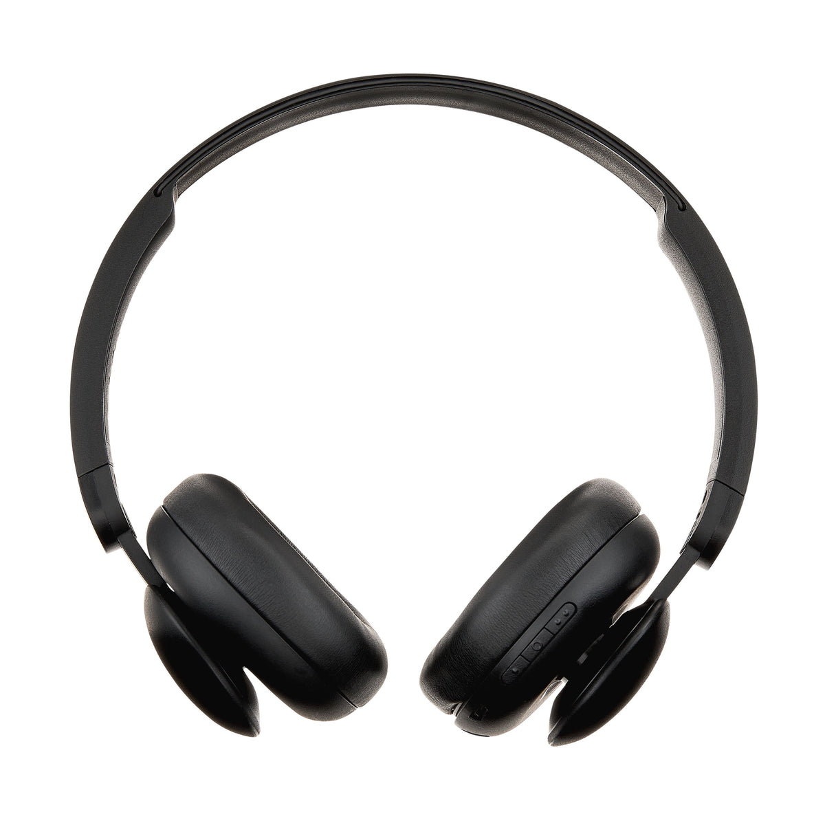 onn Wireless On-ear Headphones with Bluetooth, Black