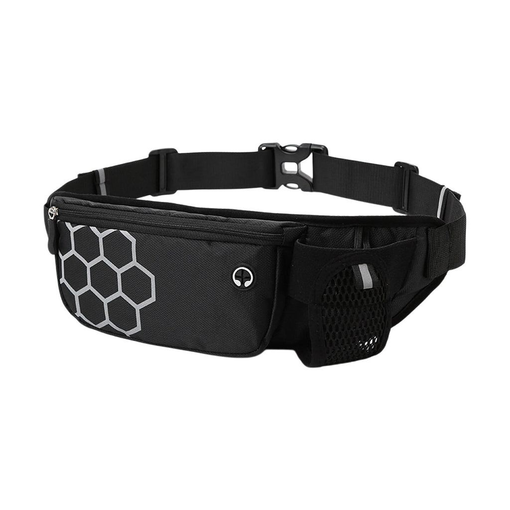 Running Add-Ons Water Bottle Waist Pack, Waterproof Close-fitting Lasting Stay Long Wear Gear, Unisex Running Belt for Phone Keys Outdoor Sports