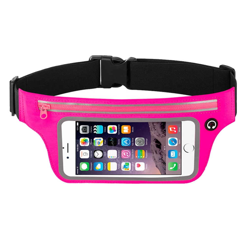 Running Waist Pack Phone Holder Slim Workout Fanny Pack with Touchscreen Case Pocket