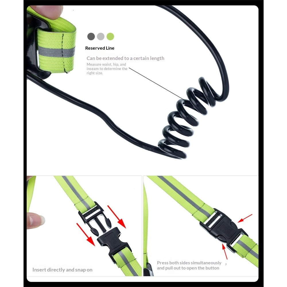 Running Lights for Runners, 380Lumens Running Light , Rechargeable Reflective Vest for Night Walking/Cycling/Jogging/Hiking