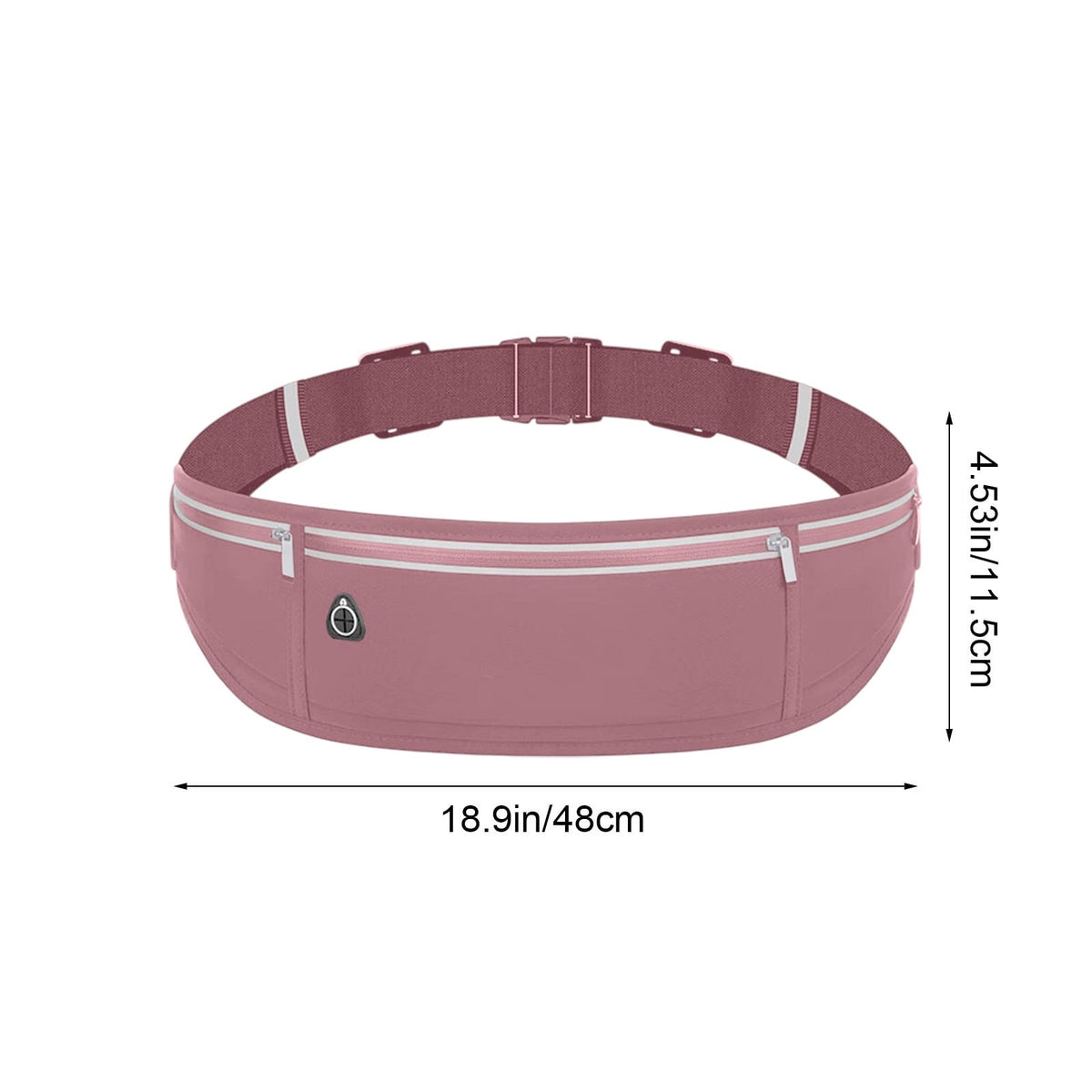YFGEFTR Slim Running Belt, Workout Fanny Pack for Men Women, Runner Belt for Running Walking Cycling Camping Gym, Running Gear Accessories
