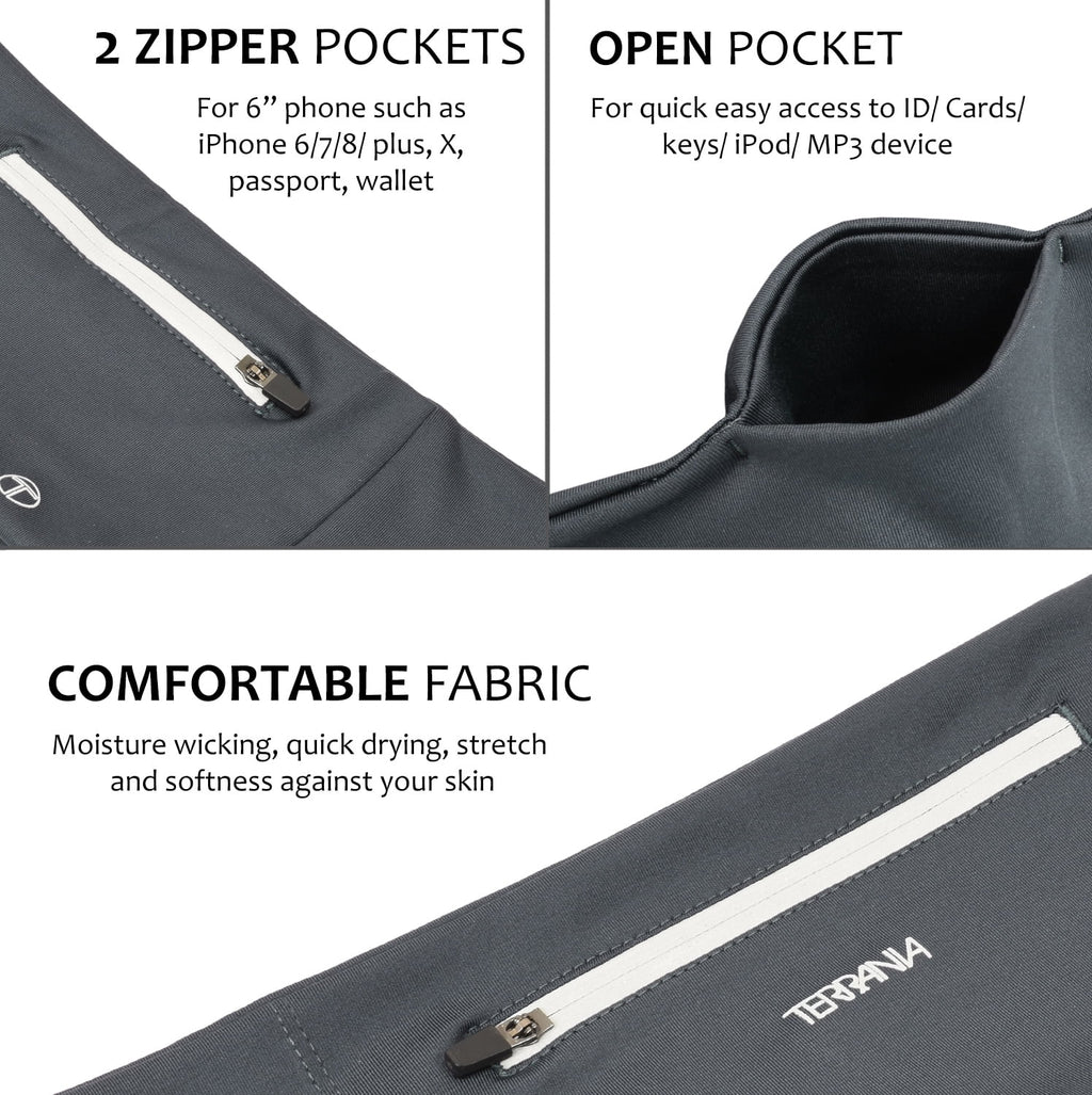 Sports Running Belt Waist Bum Bag Fitness Jogging Cycling Phone Pouch Fanny Pack