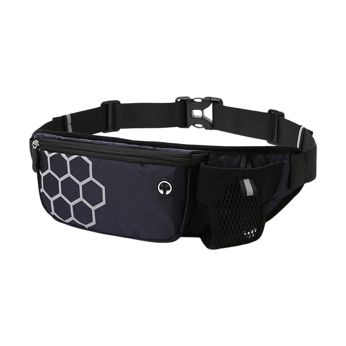 Running Belt for Women & Men with Water Bottle Holder,Waterproof Running Waist Packs,Multi Functional Running Gear Accessories,Suitable for Marathons and Outdoor Running(Black)